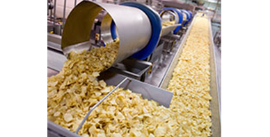 Централизованная система подачи и упаковки картофельных чипсов
