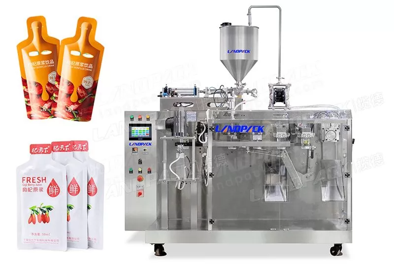 Автоматическая машина для упаковки фруктовых напитков/соков в дой-пак